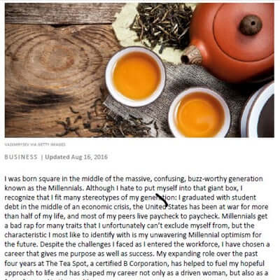 Huffington Post Bcorp Article