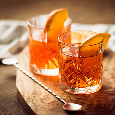 black tea old fashioned